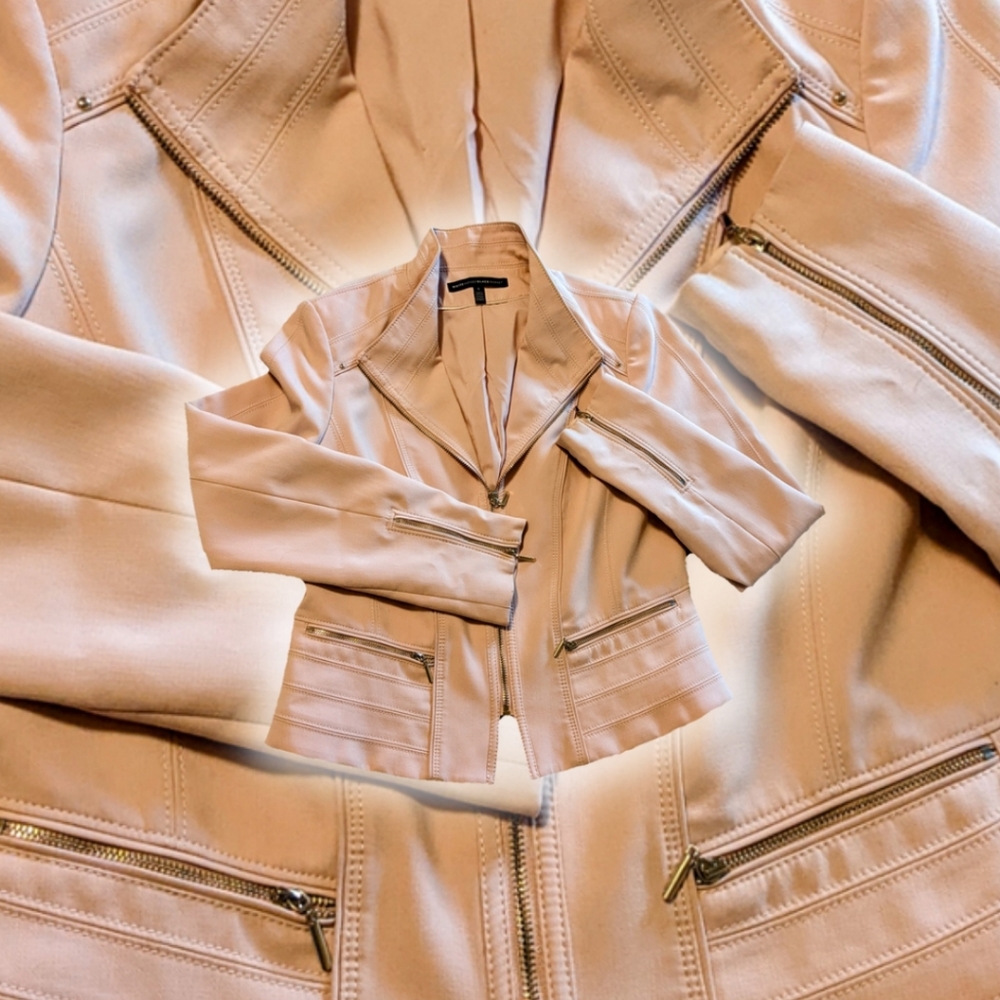 WHITE HOUSE BLACK MARKET Pink Blazer S6